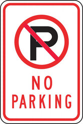 Accuform No Parking, With Symbol